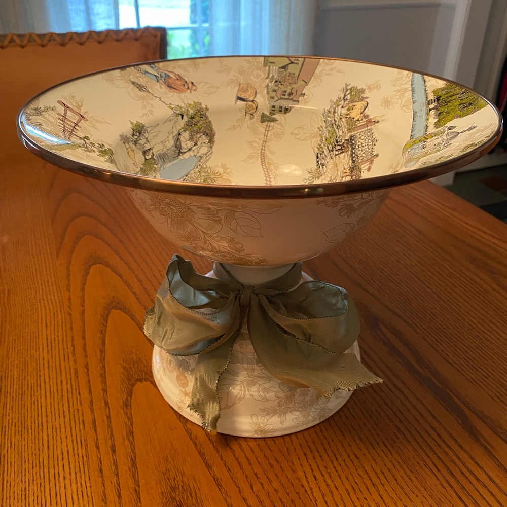 RETIRED Mackenzie Childs Aurora Compote